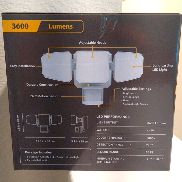 New Koda - motion activated led security floodlight - Picture 3 of 8